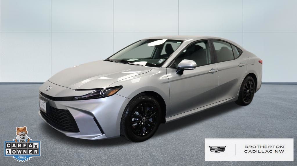 Celestial Silver Metallic 2025 Toyota Camry LE FWD Sedan Front-Wheel Drive Continuously Variable Transmission
