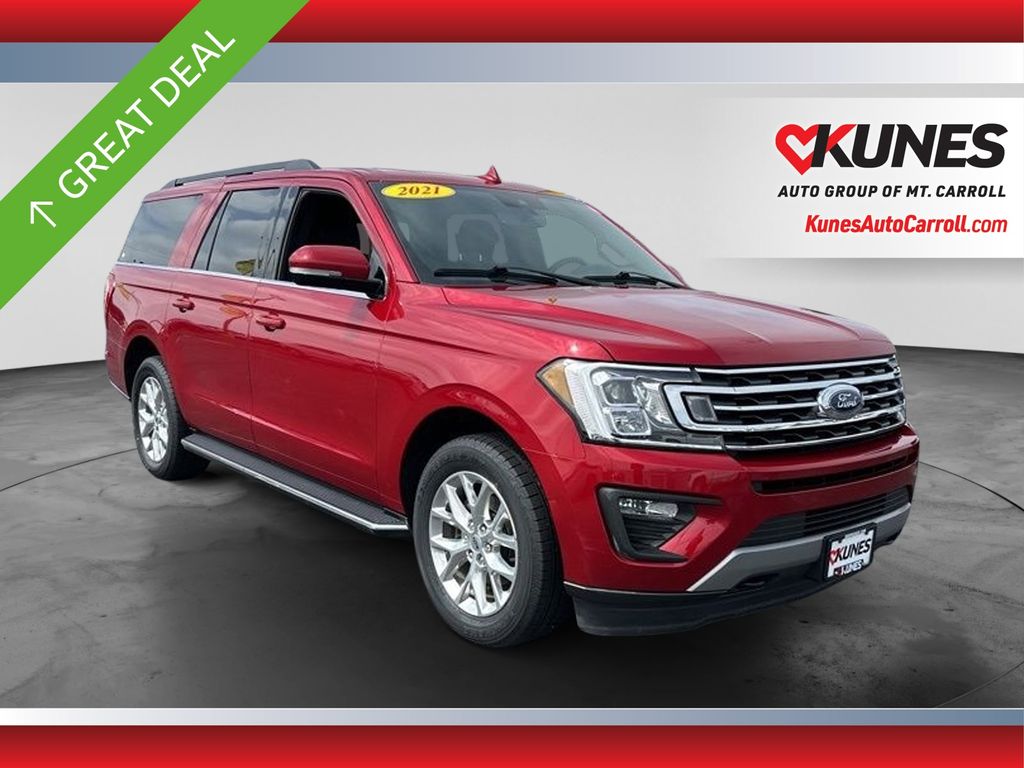 Red Metallic 2021 Ford Expedition MAX XLT 4WD SUV / Crossover Four-Wheel Drive Automatic