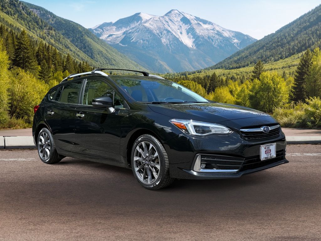 Crystal Black Silica 2023 Subaru Impreza Limited Wagon AWD Wagon All-Wheel Drive Continuously Variable Transmission