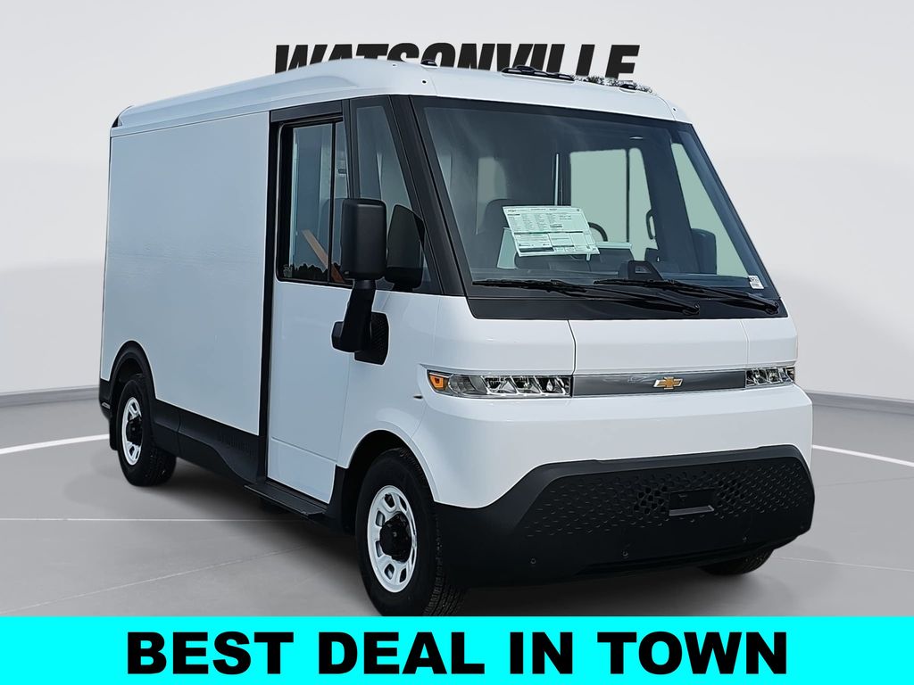 Oyster White 2025 Chevrolet BrightDrop 1-Speed Automatic