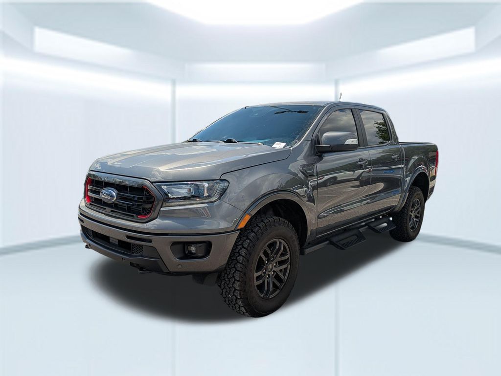 Gray Metallic 2022 Ford Ranger Pickup Truck Four-Wheel Drive Automatic
