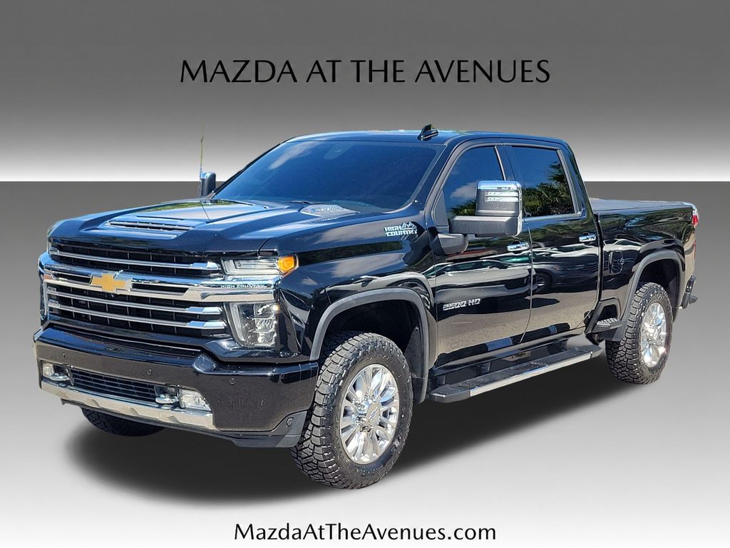 Black 2020 Chevrolet Silverado 2500HD Pickup Truck Four-Wheel Drive Automatic