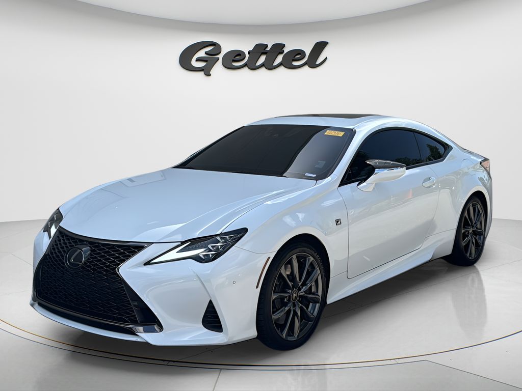 Ultra White 2019 Lexus RC Coupe Rear-Wheel Drive 8-Speed Automatic