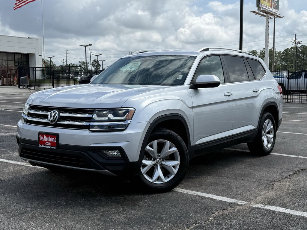 2018 Volkswagen Atlas 3.6L V6 SE Silver at Durrett Motor Company