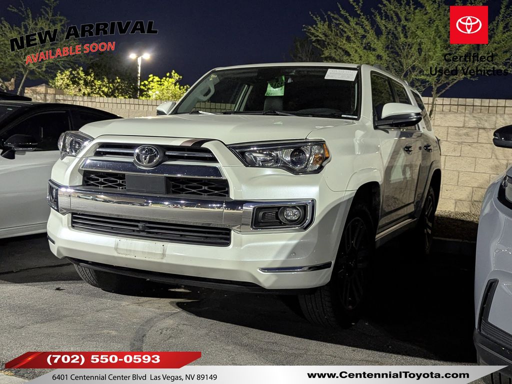 White (Blizzard Pearl) 2022 Toyota 4Runner Limited 4WD SUV / Crossover All-Wheel Drive 5-Speed Automatic