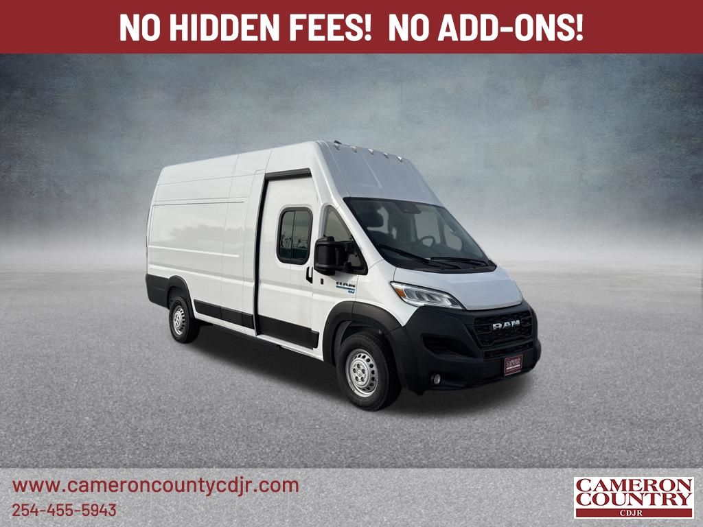 Bright White Clearcoat 2025 RAM ProMaster Van Front-Wheel Drive 1-Speed Automatic