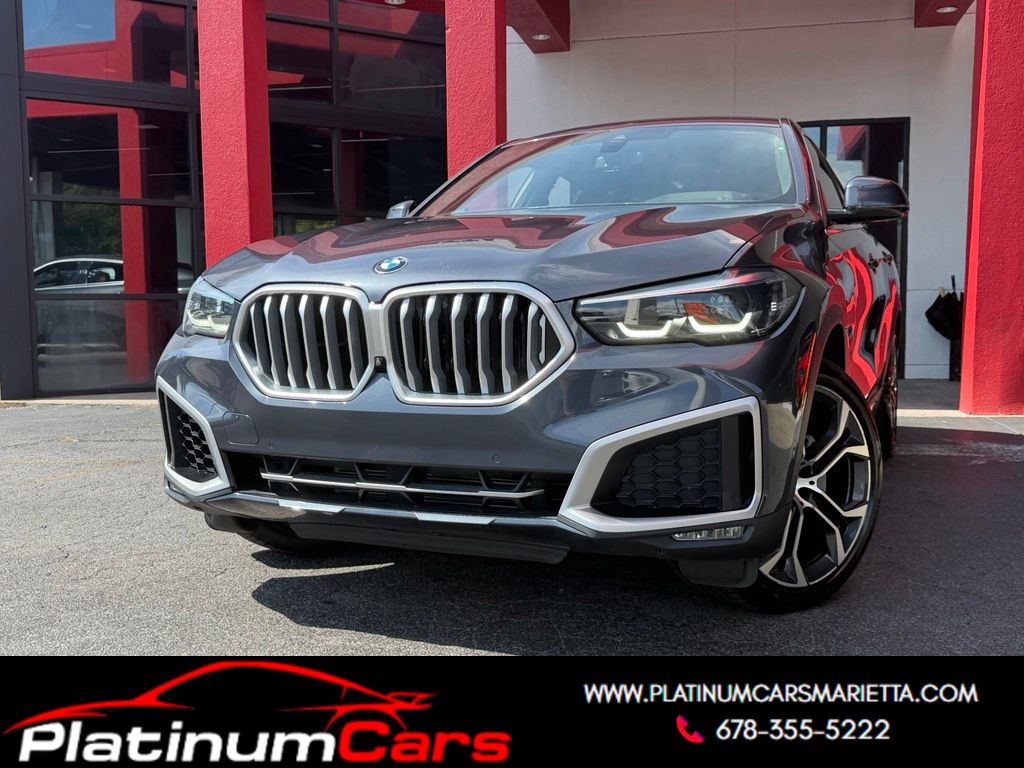 Arctic Gray Metallic 2021 BMW X6 SUV / Crossover Rear-Wheel Drive 8-Speed Automatic