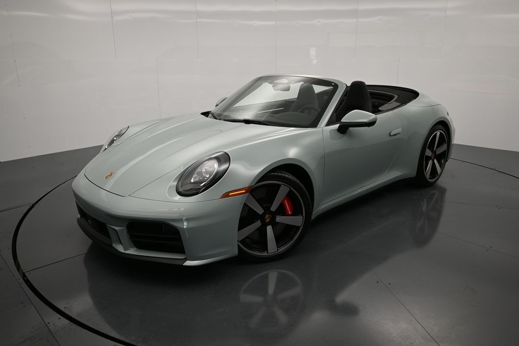 Shade Green Metallic 2026 Porsche 911 Carrera S Cabriolet RWD Convertible Rear-Wheel Drive 8-Speed Automatic