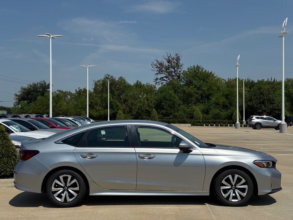 2026 Honda Civic LX Silver at Bayway Cadillac of The Woodlands
