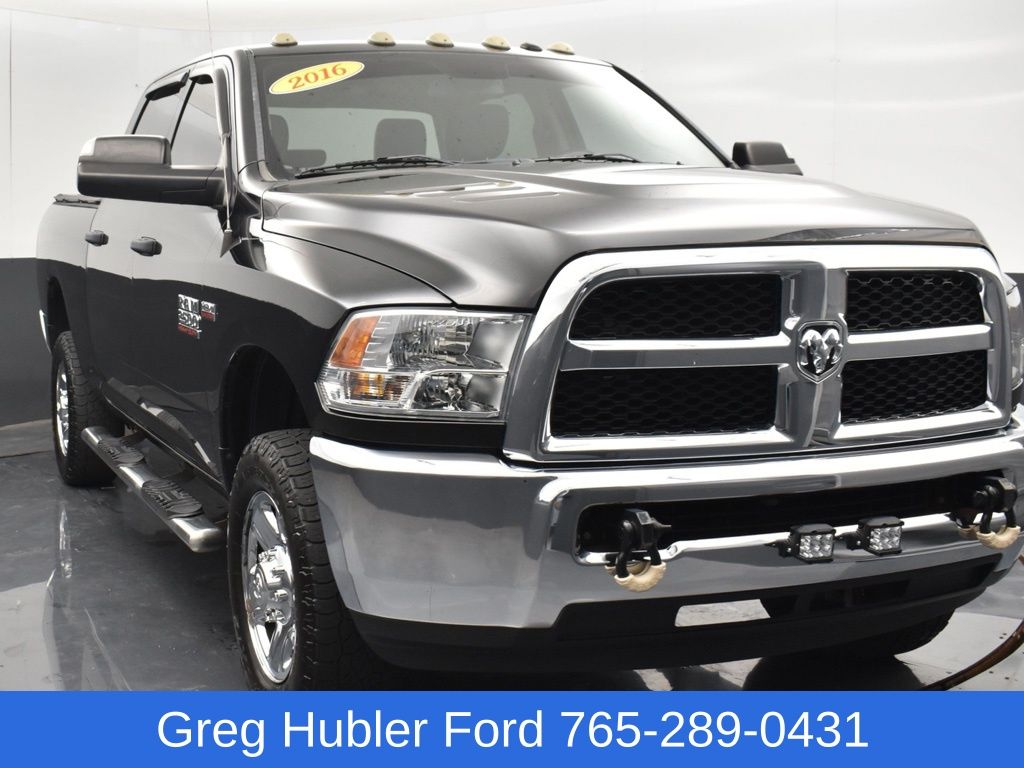 Brilliant Black Crystal Pearlcoat 2016 RAM 2500 Pickup Truck Four-Wheel Drive 6-Speed Automatic