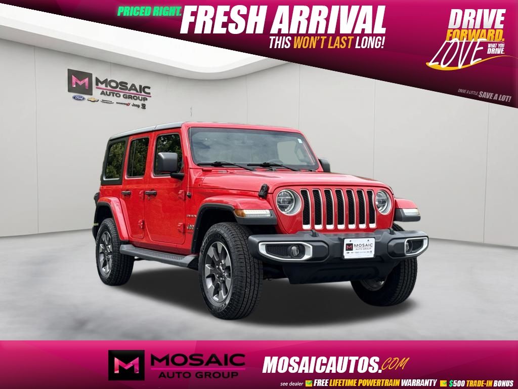 Firecracker Red Clearcoat 2019 Jeep Wrangler SUV / Crossover Four-Wheel Drive 8-Speed Automatic
