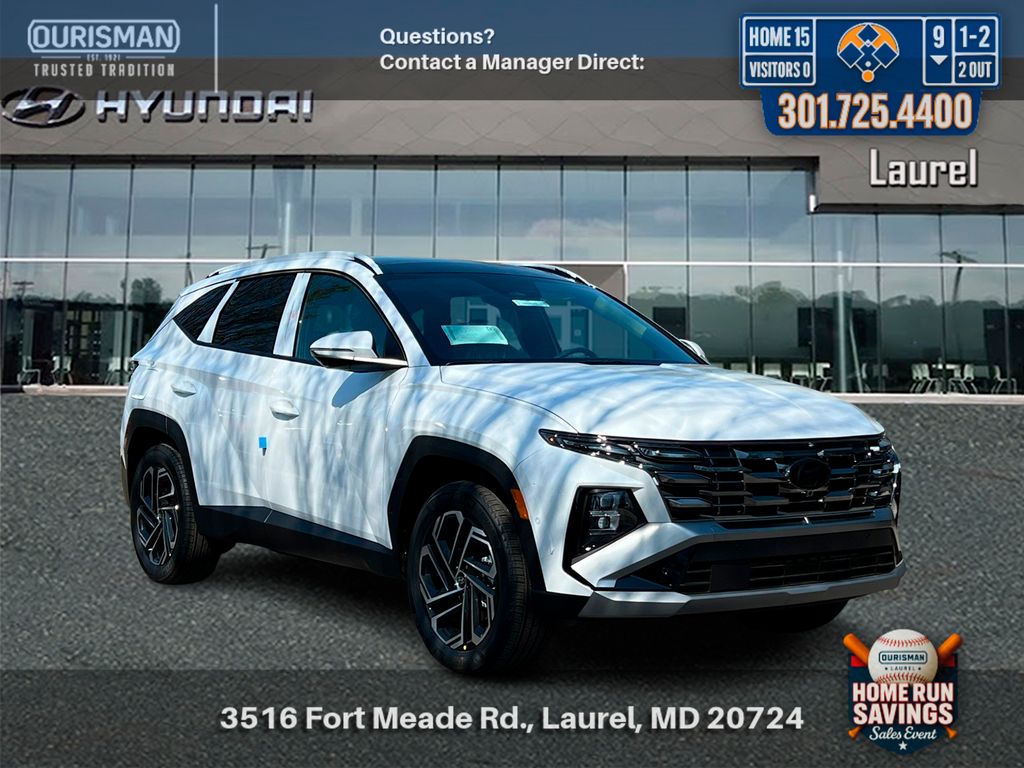 White Pearl 2026 Hyundai Tucson Hybrid Plug-In Limited AWD SUV / Crossover All-Wheel Drive 6-Speed Automatic