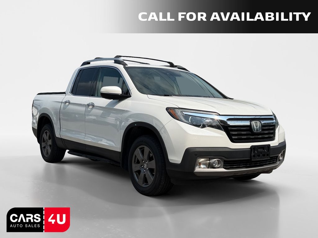 White 2020 Honda Ridgeline Pickup Truck All-Wheel Drive 9-Speed Automatic