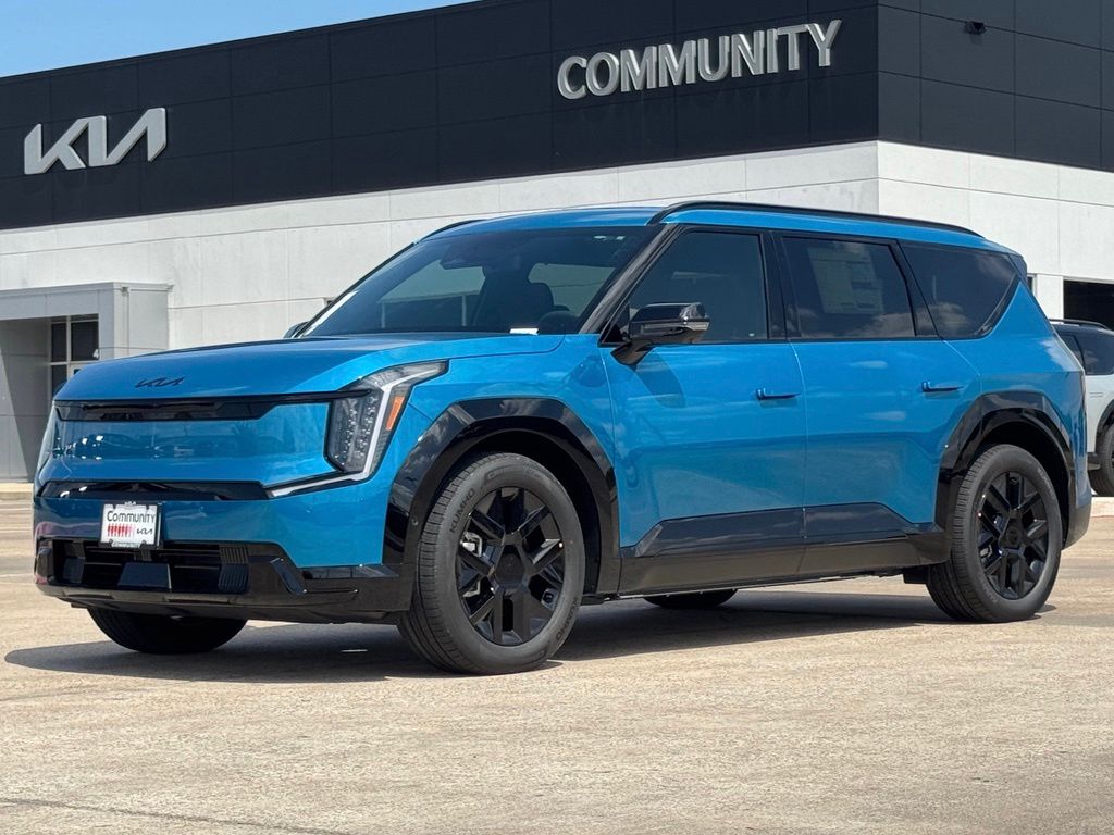 2026 Kia EV9 Land Blue at Shottenkirk Kia Fort Bend