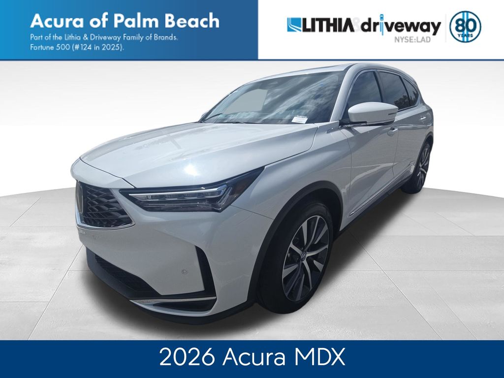 Platinum White Pearl 2026 Acura MDX SUV / Crossover Front-Wheel Drive Automatic
