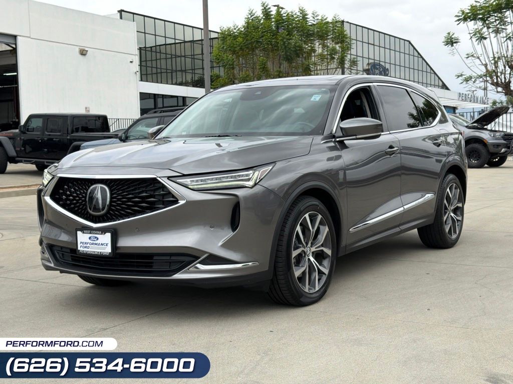 Lunar Silver Metallic 2022 Acura MDX SUV / Crossover Front-Wheel Drive Automatic