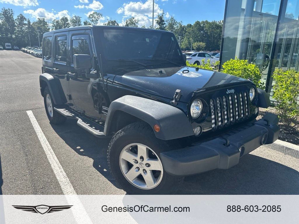 Black Clearcoat 2017 Jeep Wrangler SUV / Crossover Four-Wheel Drive 5-Speed Automatic