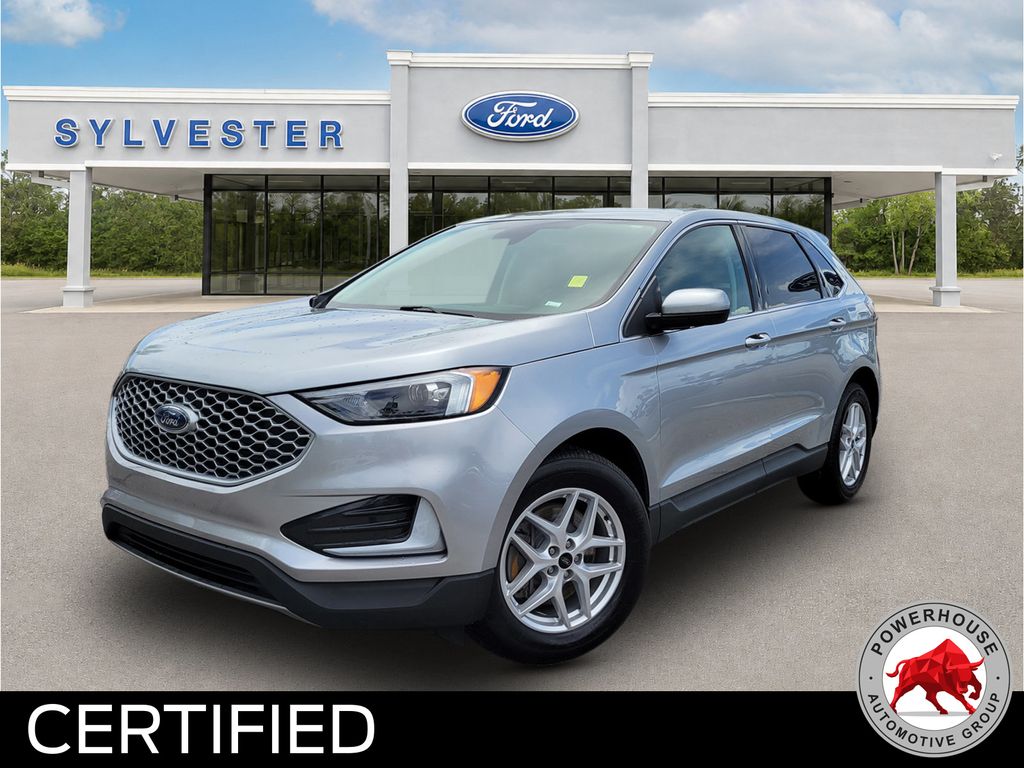 Silver Metallic 2024 Ford Edge SUV / Crossover All-Wheel Drive 8-Speed Automatic