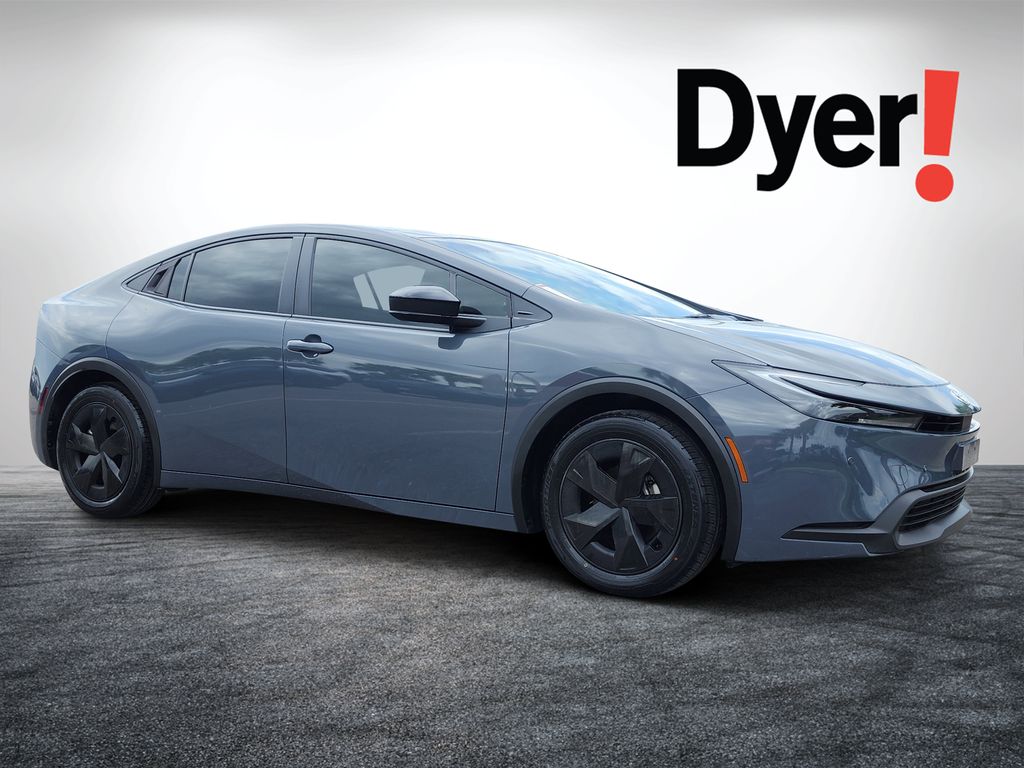 Guardian Gray 2025 Toyota Prius Hatchback Front-Wheel Drive Continuously Variable Transmission