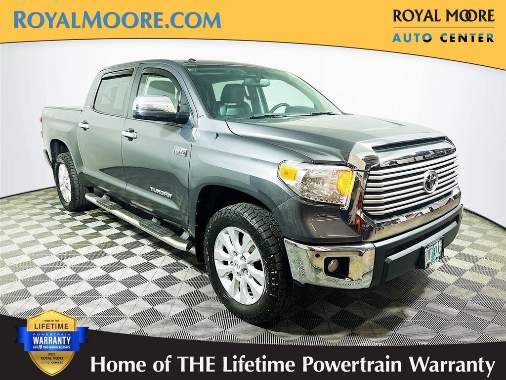 Magnetic Gray Metallic 2016 Toyota Tundra Pickup Truck Four-Wheel Drive 6-Speed Automatic Overdrive