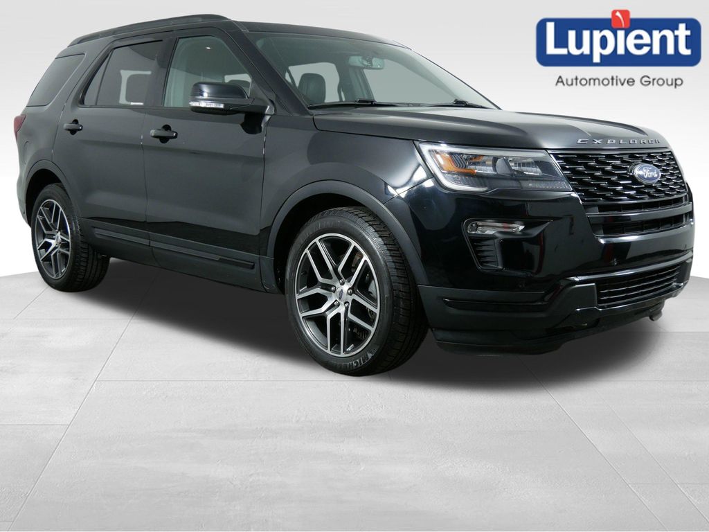Shadow Black 2018 Ford Explorer Sport AWD SUV / Crossover All-Wheel Drive 6-Speed Automatic