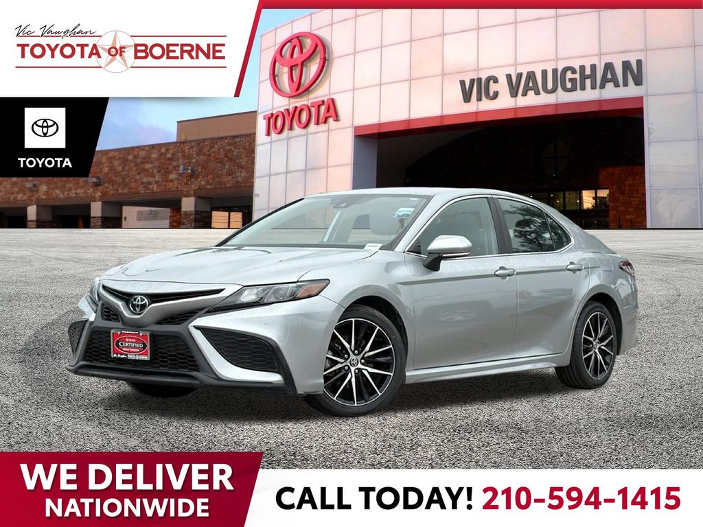 Silver 2024 Toyota Camry SE FWD Sedan Front-Wheel Drive 8-Speed Automatic