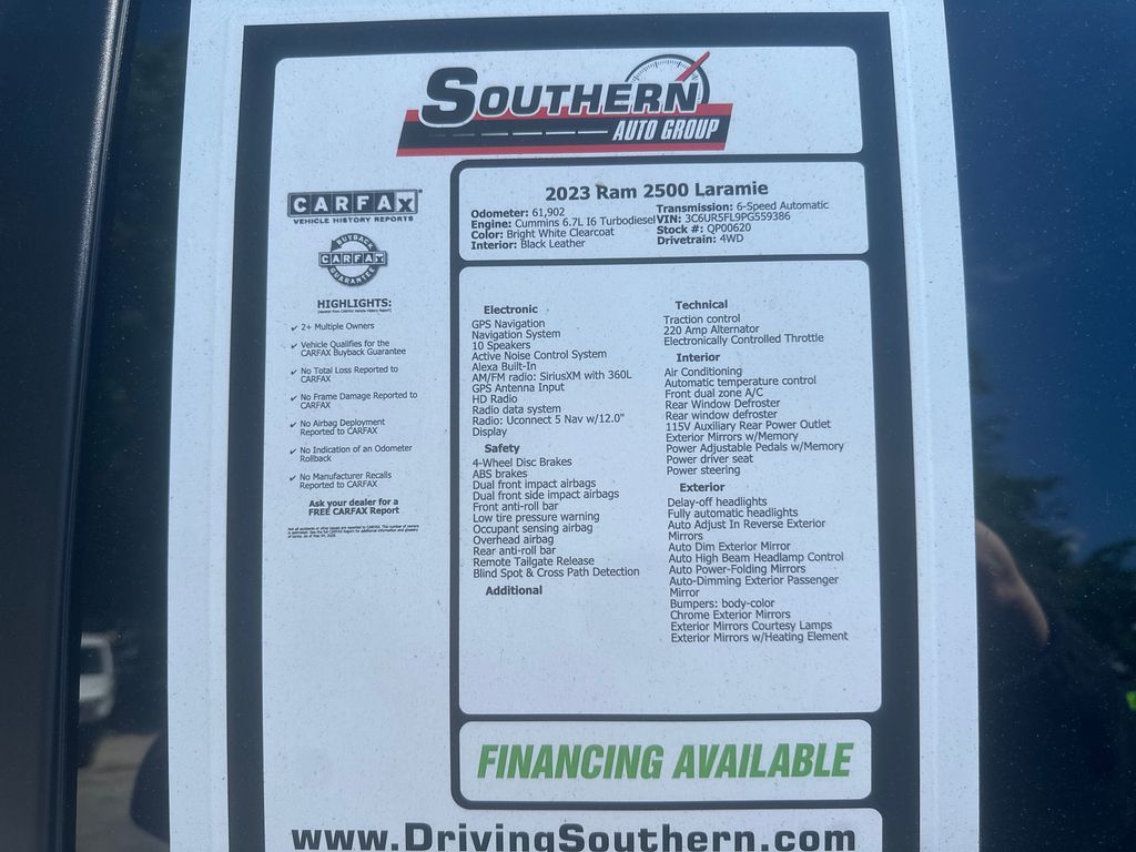 Used 2023 White Ram Laramie image 7