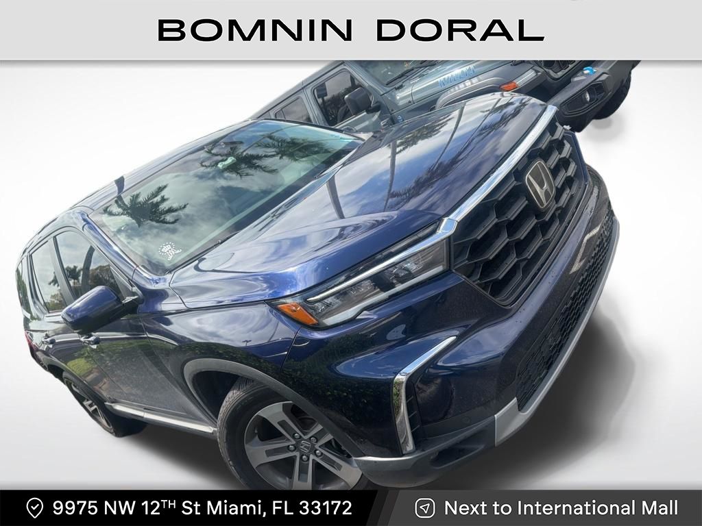 Blue 2025 Honda Pilot EX-L FWD SUV / Crossover Front-Wheel Drive Automatic