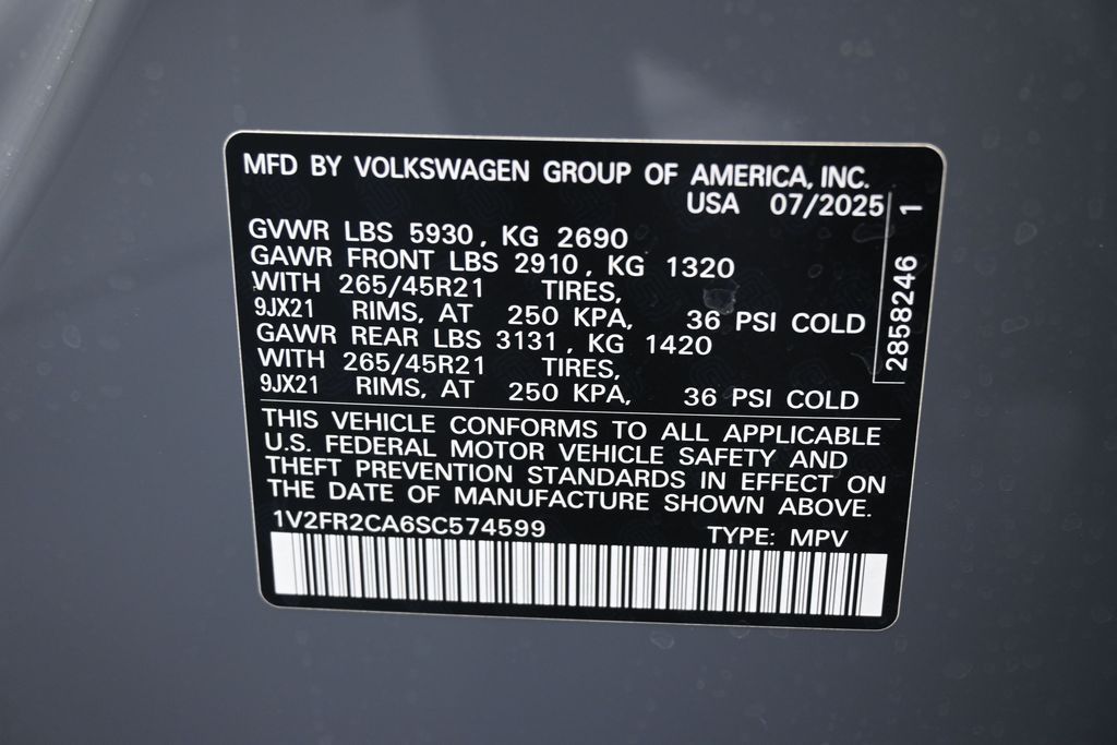 Used 2025 Gray Volkswagen 2.0T SEL Premium R-Line image 25
