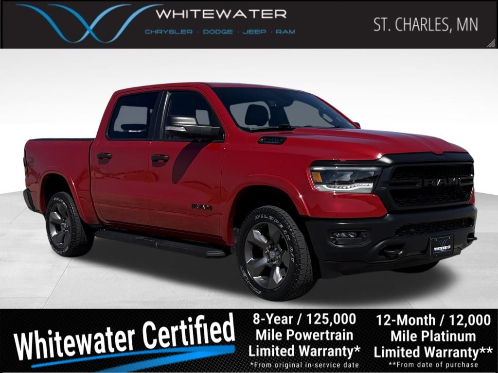 Redline 2 Coat Pearl 2022 RAM 1500 Big Horn Crew Cab 4WD Pickup Truck Four-Wheel Drive 8-Speed Automatic