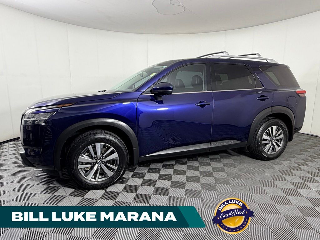 Deep Ocean Blue Pearl 2024 Nissan Pathfinder SUV / Crossover Front-Wheel Drive 9-Speed Automatic