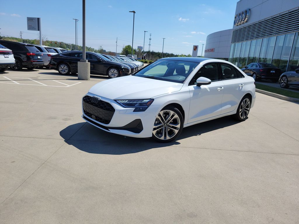 White 2026 Audi A3 quattro Premium 40 TFSI Sedan All-Wheel Drive 7-Speed Automatic