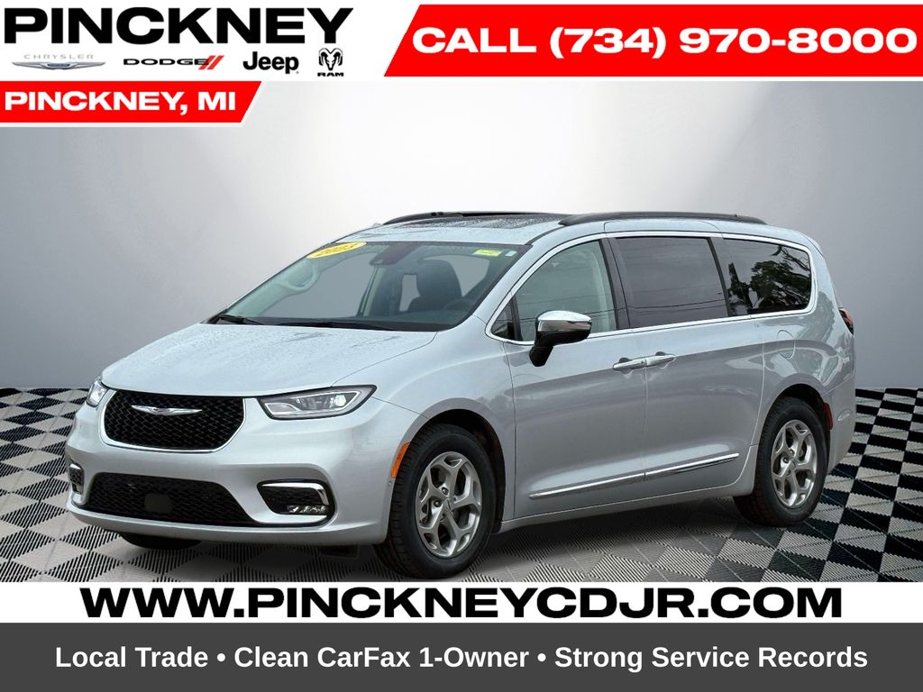 Silver Mist Clearcoat 2023 Chrysler Pacifica Minivan Front-Wheel Drive 9-Speed Automatic