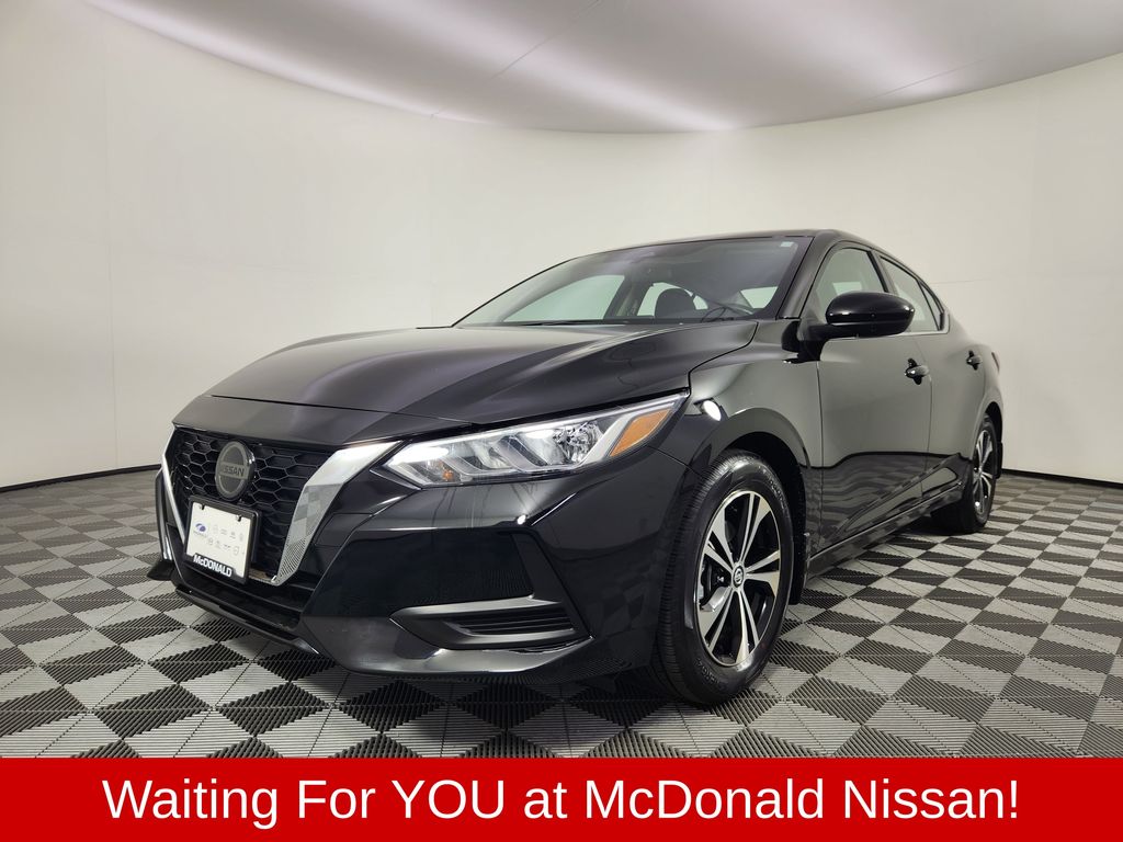 Super Black 2023 Nissan Sentra Sedan Front-Wheel Drive Continuously Variable Transmission
