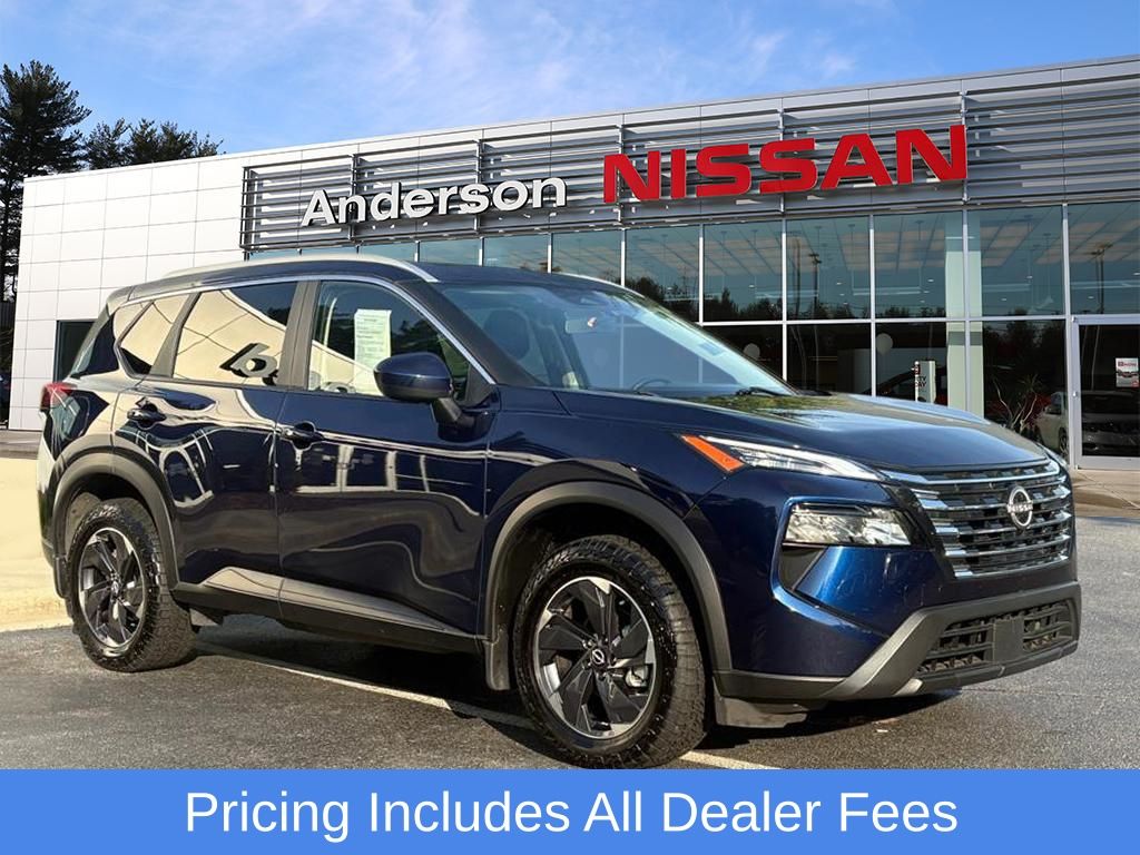 Deep Ocean Blue Pearl 2024 Nissan Rogue SUV / Crossover All-Wheel Drive Continuously Variable Transmission