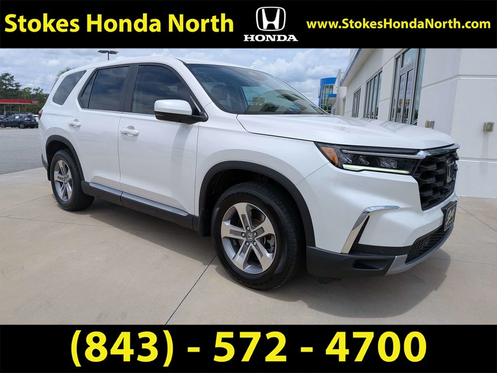 2025 Honda Pilot EX-L White at Stokes Honda North