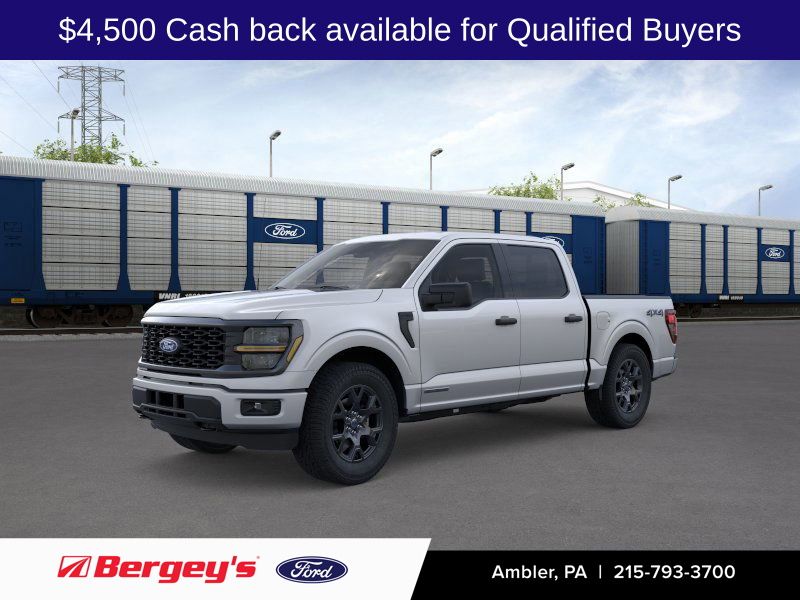 Iconic Silver Metallic 2026 Ford F-150 Pickup Truck Four-Wheel Drive Automatic