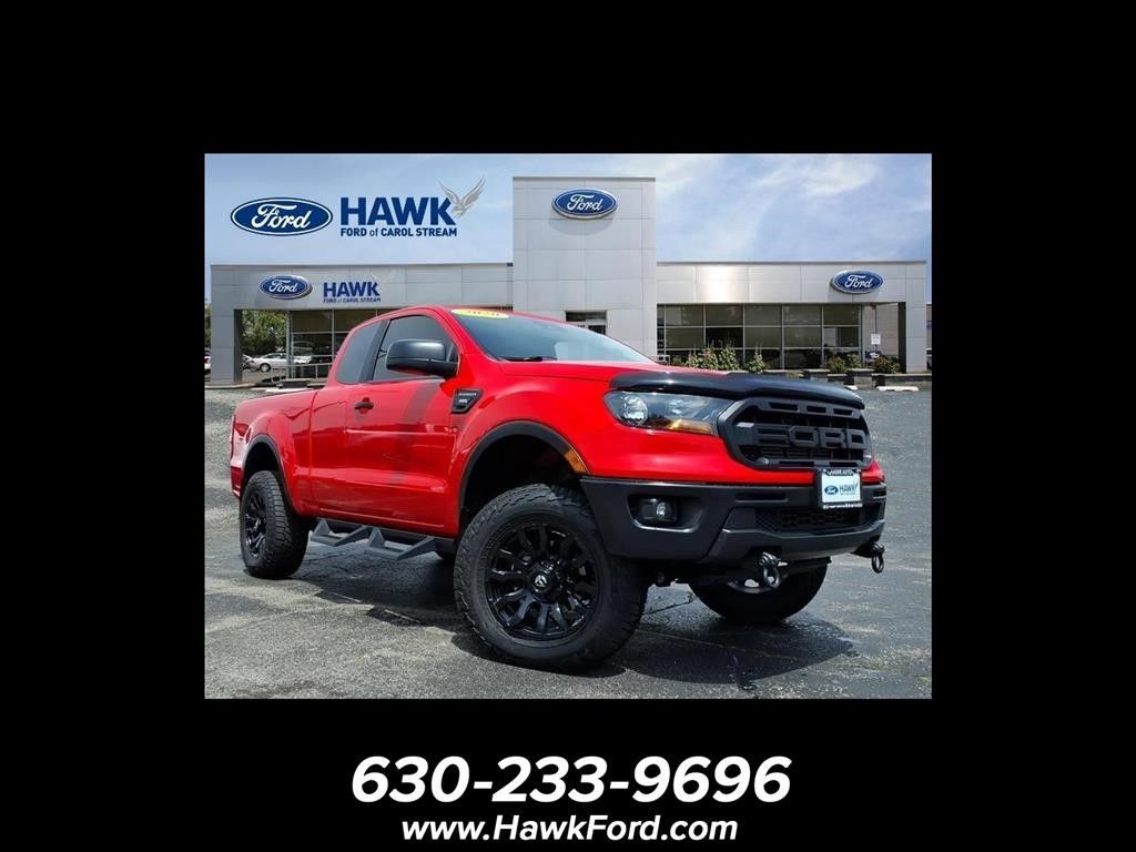Race Red 2020 Ford Ranger XL SuperCab 4WD Pickup Truck Four-Wheel Drive Automatic