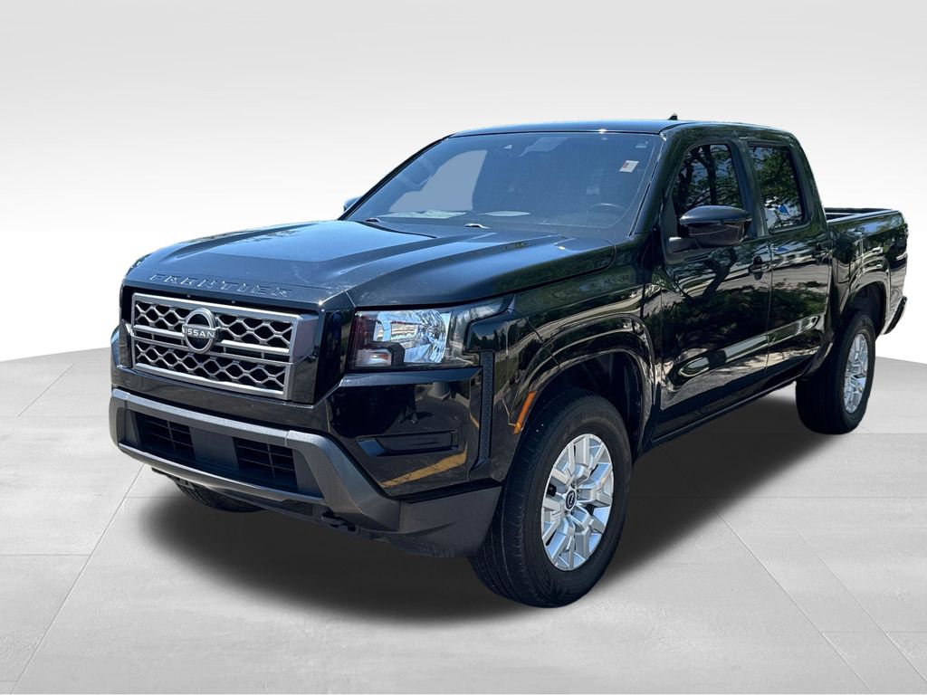 Super Black 2022 Nissan Frontier Pickup Truck Four-Wheel Drive 9-Speed Automatic