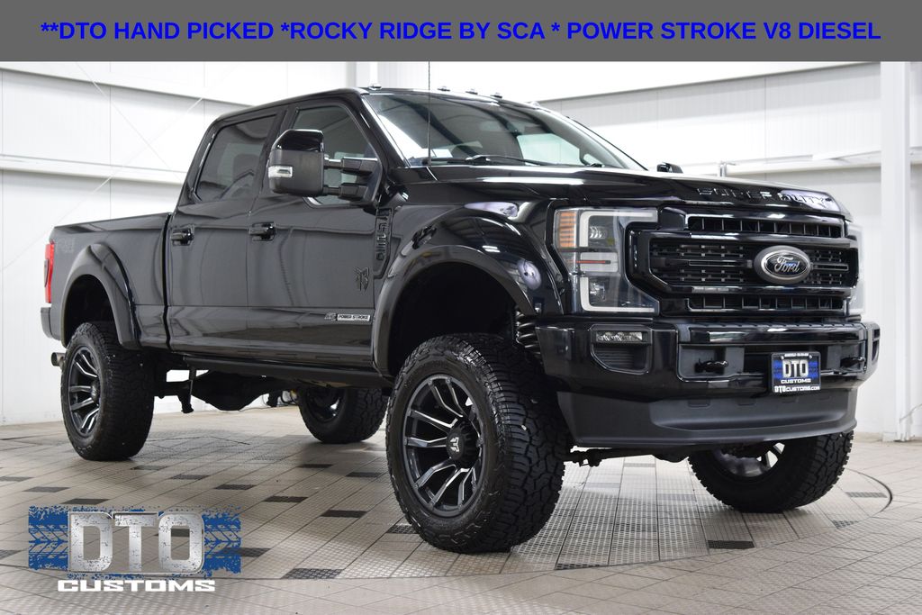 Black Metallic 2022 Ford F-250 Super Duty Pickup Truck Four-Wheel Drive Automatic