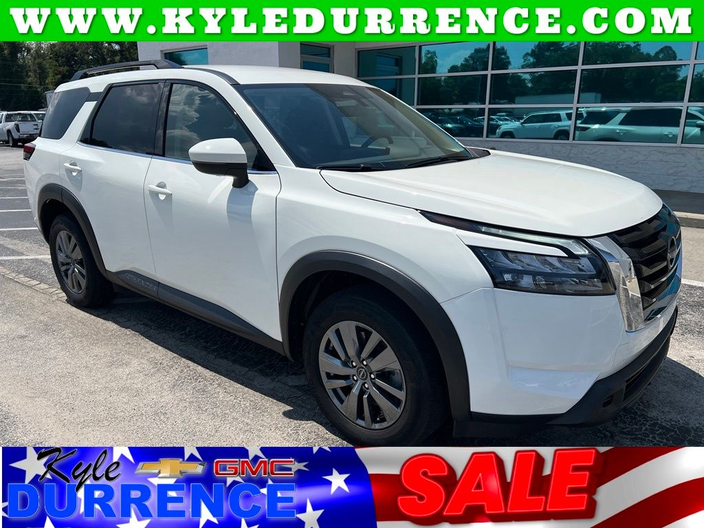Glacier White 2025 Nissan Pathfinder SUV / Crossover Front-Wheel Drive 9-Speed Automatic