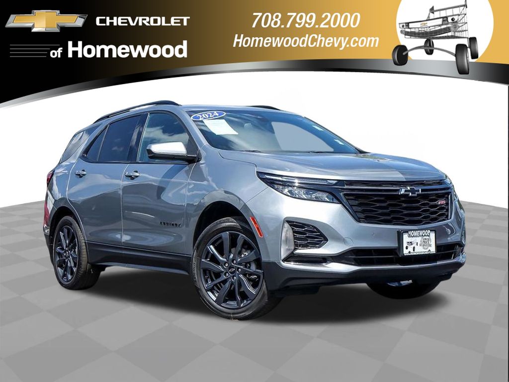 Sterling Gray Metallic 2024 Chevrolet Equinox SUV / Crossover Four-Wheel Drive 6-Speed Automatic Overdrive