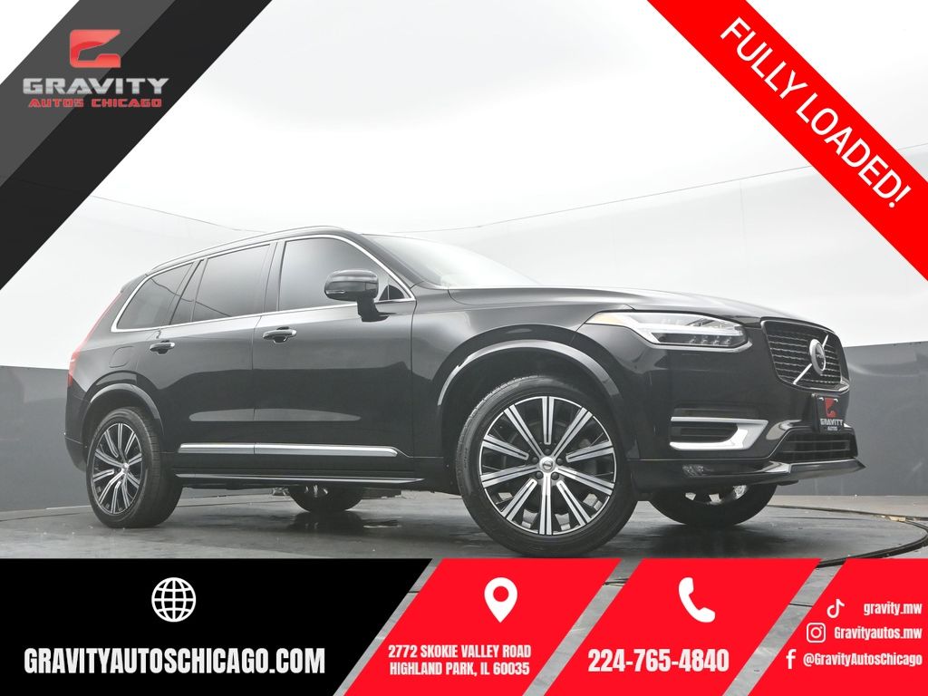 Onyx Black Metallic 2021 Volvo XC90 T6 Inscription 7-Passenger AWD SUV / Crossover All-Wheel Drive Automatic