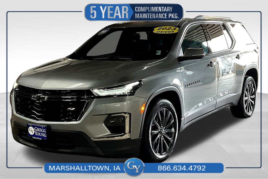 Sterling Gray Metallic 2023 Chevrolet Traverse RS FWD SUV / Crossover Front-Wheel Drive 9-Speed Automatic