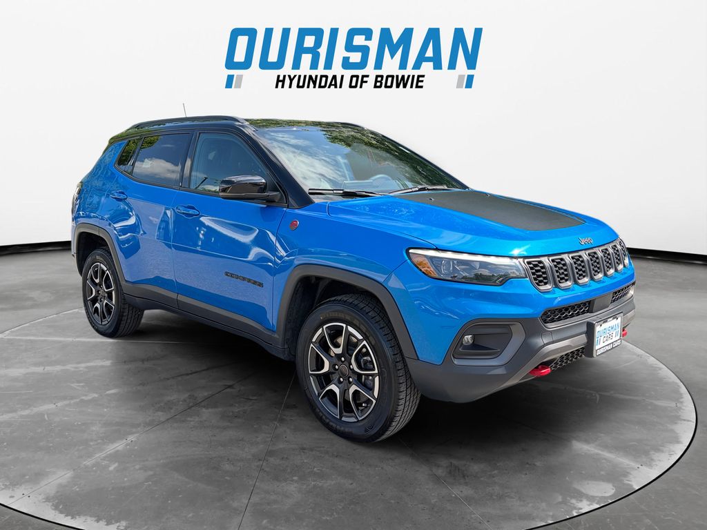 Blue Pearl 2025 Jeep Compass SUV / Crossover Four-Wheel Drive 8-Speed Automatic