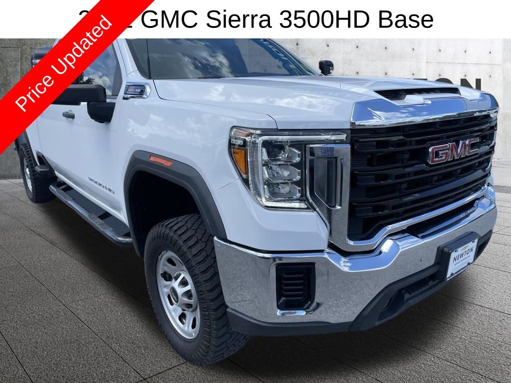 Summit White 2021 GMC Sierra 3500HD Pickup Truck Four-Wheel Drive 6-Speed Automatic