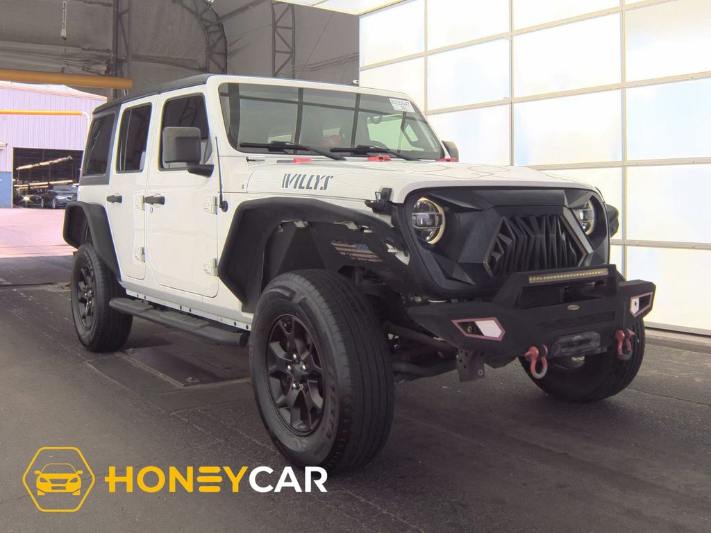 Bright White Clearcoat 2020 Jeep Wrangler SUV / Crossover Four-Wheel Drive 8-Speed Automatic