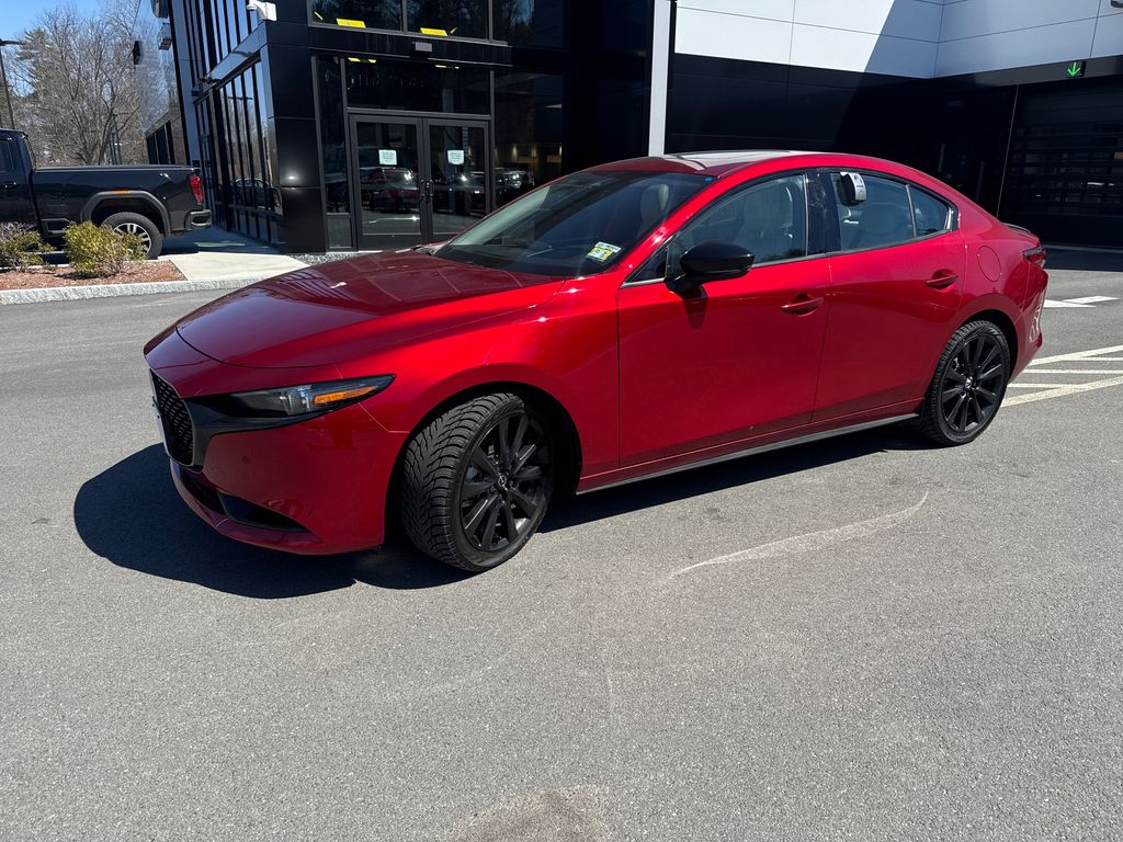 Soul Red Crystal Metallic 2025 Mazda MAZDA3 2.5 Turbo Premium Plus Sedan AWD Sedan All-Wheel Drive 6-Speed Automatic