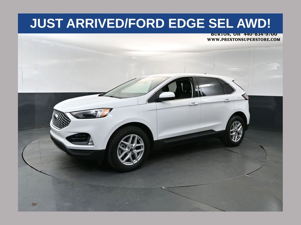 Oxford White 2023 Ford Edge SUV / Crossover All-Wheel Drive 8-Speed Automatic