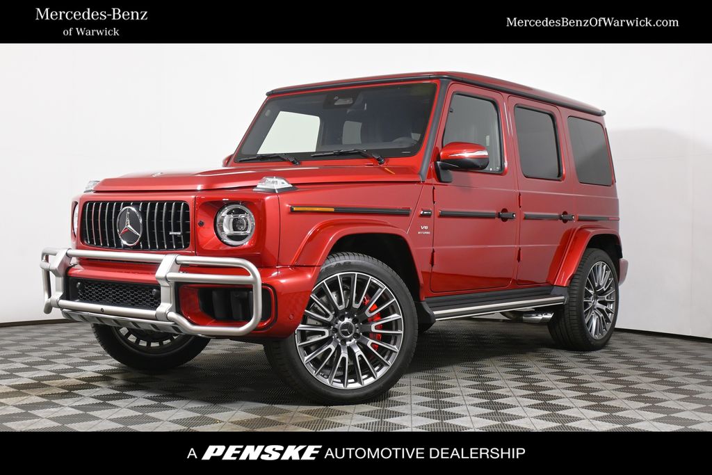 MANUFAKTUR Cardinal Red Metallic 2025 Mercedes-Benz G-Class SUV / Crossover All-Wheel Drive 9-Speed Automatic